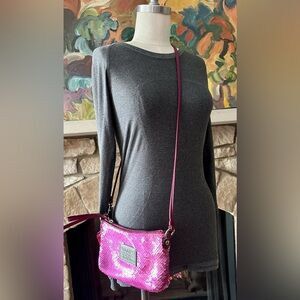 Coach Poppy crossbody bag in hot pink